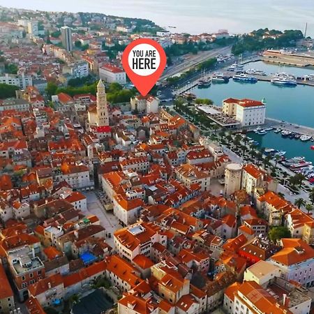 Terazza Grande In Diocletian Tower Lejlighed Split Eksteriør billede
