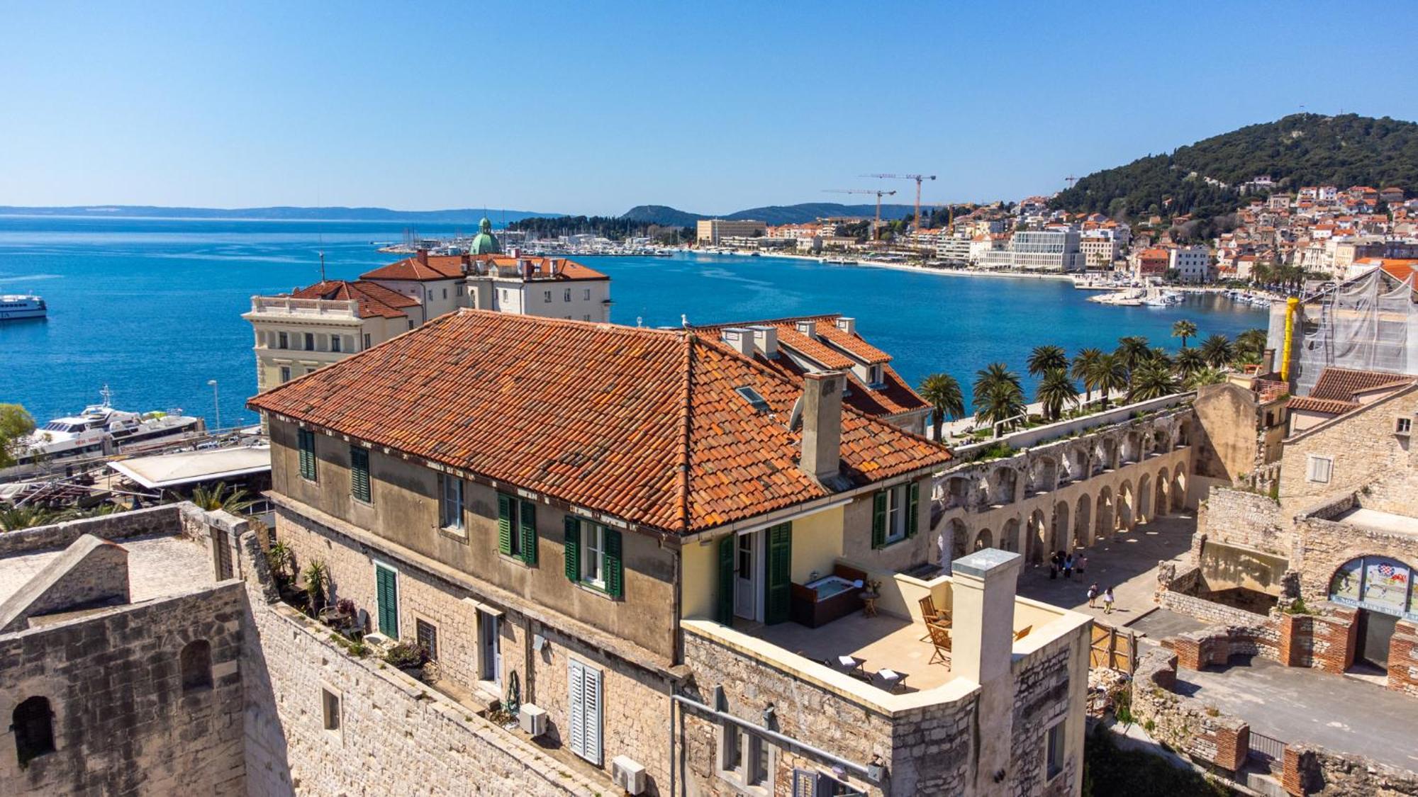 Terazza Grande In Diocletian Tower Lejlighed Split Eksteriør billede