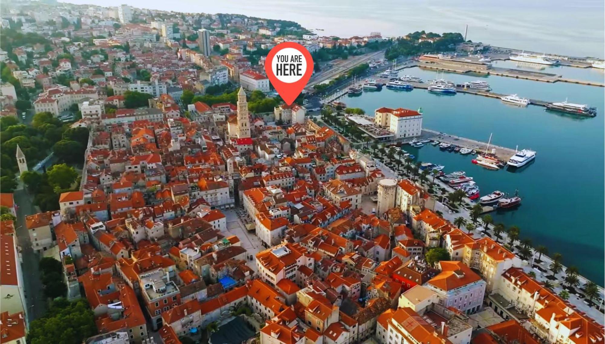 Terazza Grande In Diocletian Tower Lejlighed Split Eksteriør billede