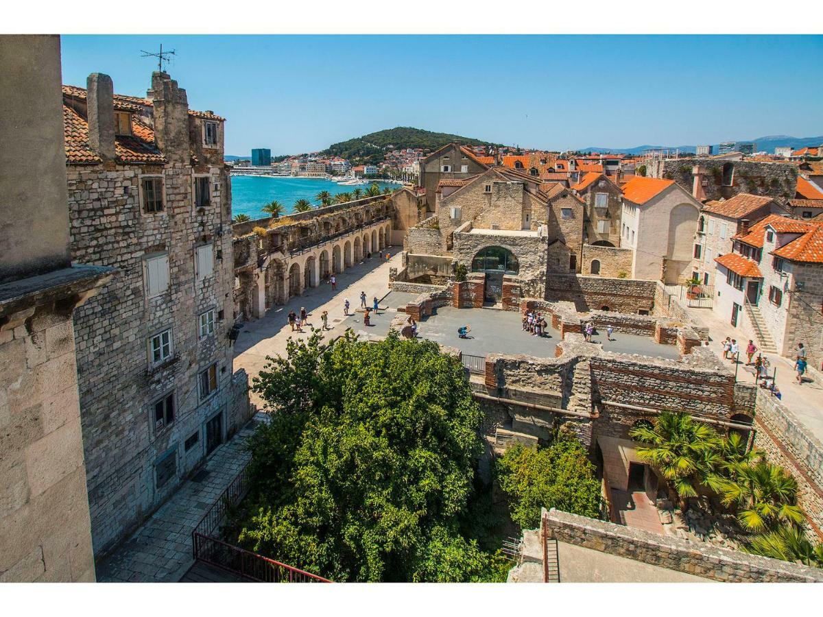 Terazza Grande In Diocletian Tower Lejlighed Split Eksteriør billede